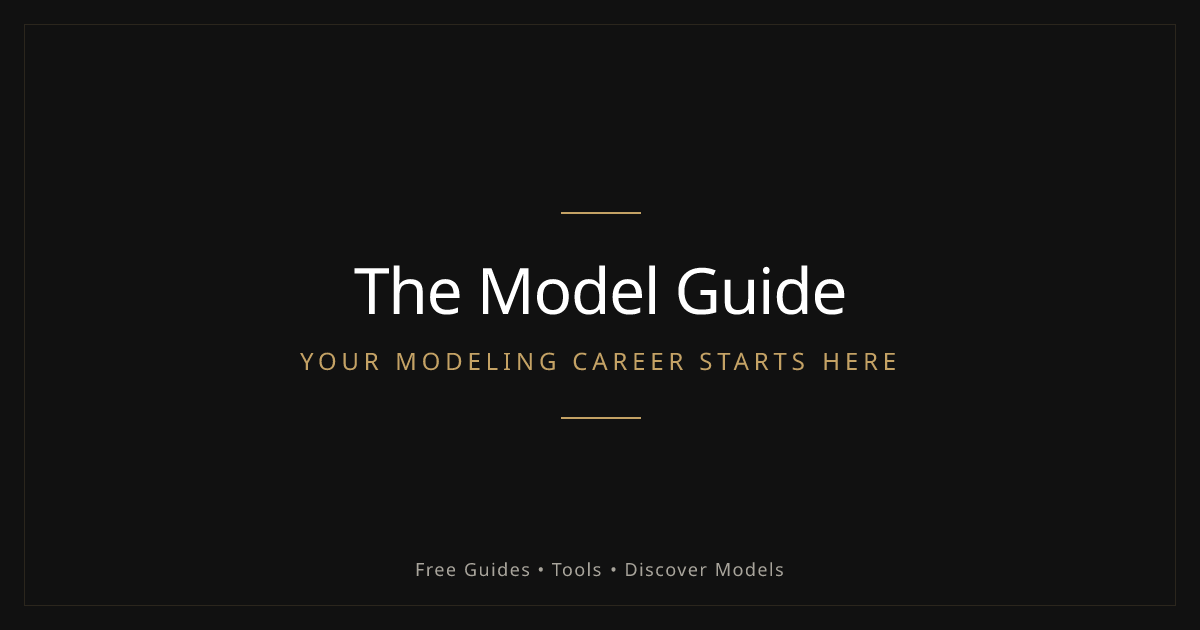 Free Modeling Guides & Tools | The Model Guide